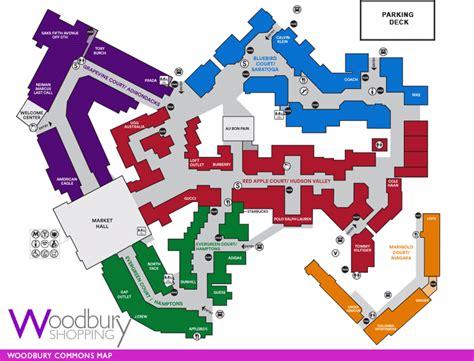woodbury commons directory